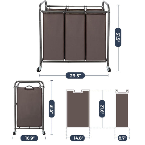 STO STO Laundry Sorter assembly illustration shows quick setup