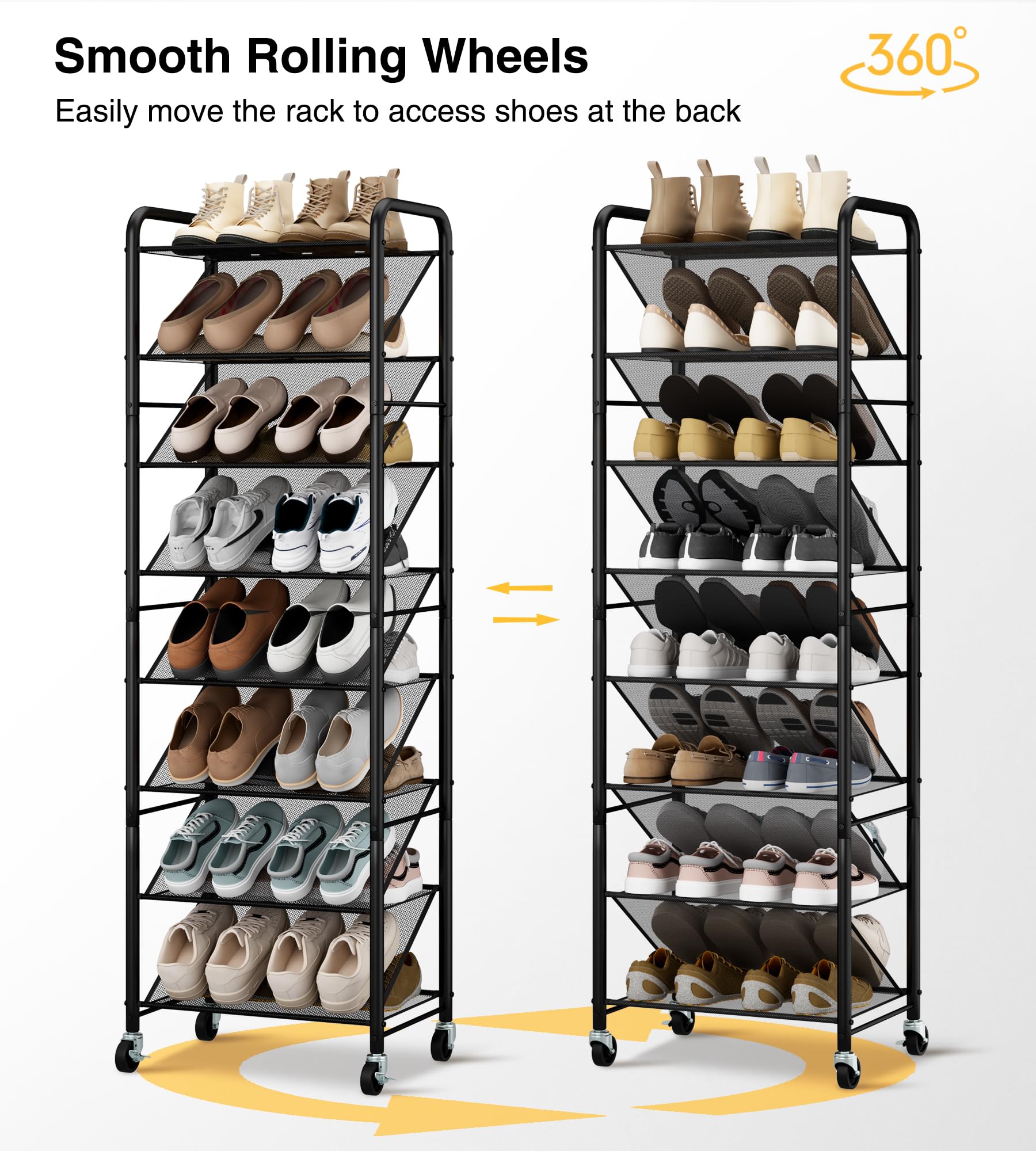 STO STO sturdy all-metal frame for durable shoe support