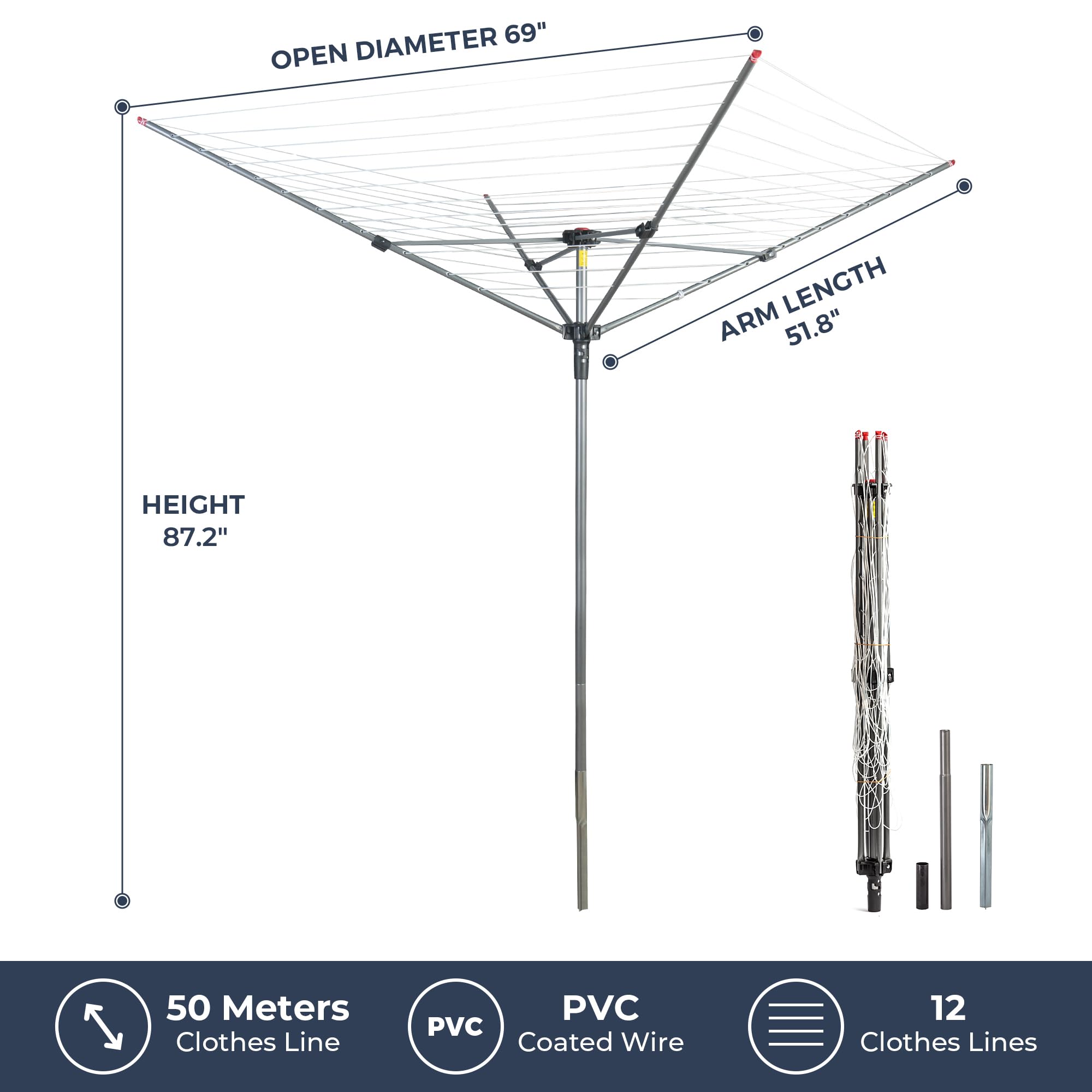 STO STO durable frame resists weather for year-round outdoor use.