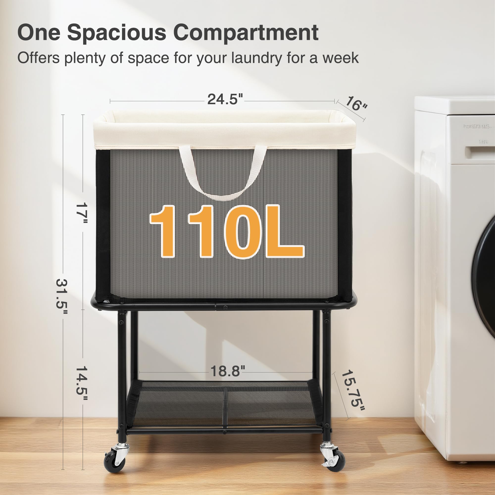 STO STO vinyl mesh outer bin is durable and lightweight