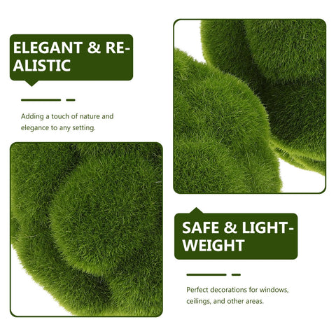 Moss ball vase filler from STOBAZA for easy arrangements.