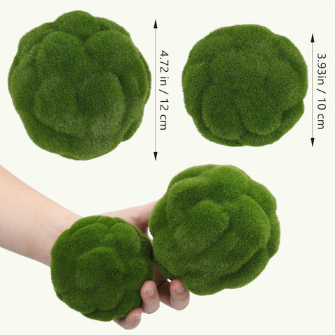 STOBAZA moss ball decor suited for topiary style installations.