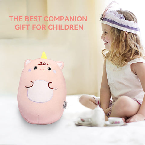 Stocaggio Kids Travel Pillow 2-in-1 convertible profile for versatile use on trips