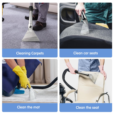 Stochastic Box large spray nozzle for wide-surface upholstery and carpet coverage