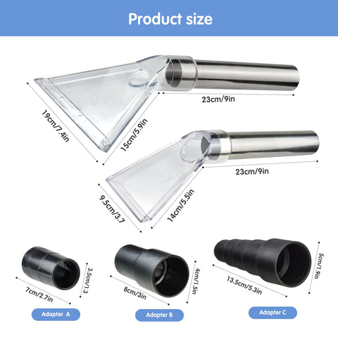 Stochastic Box small spray nozzle targets edges and tight corners for detail cleaning
