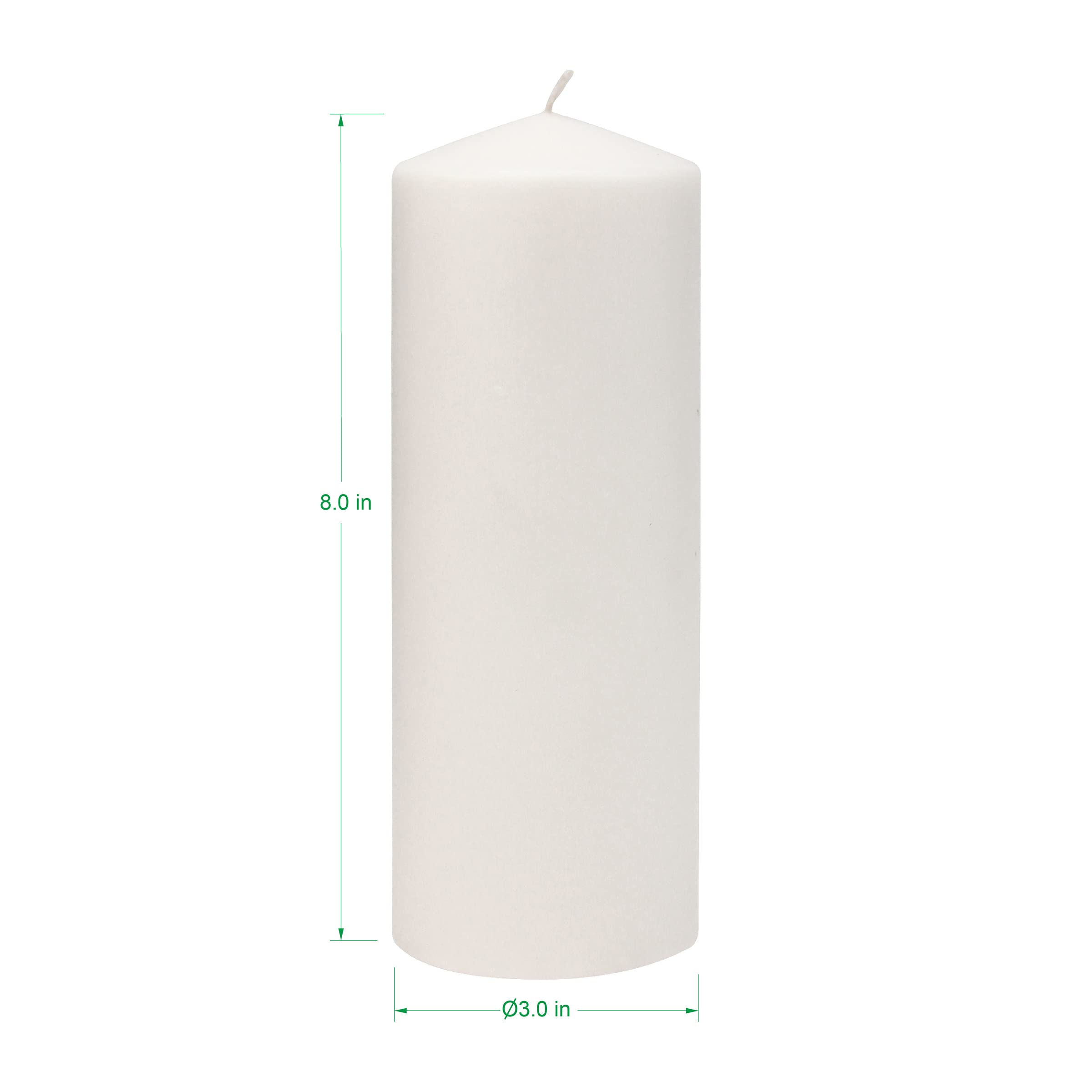 Stonebriar decorative pillar candles enhance centerpieces and mantels with warm glow.