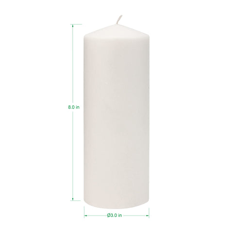 Stonebriar decorative pillar candles enhance centerpieces and mantels with warm glow.