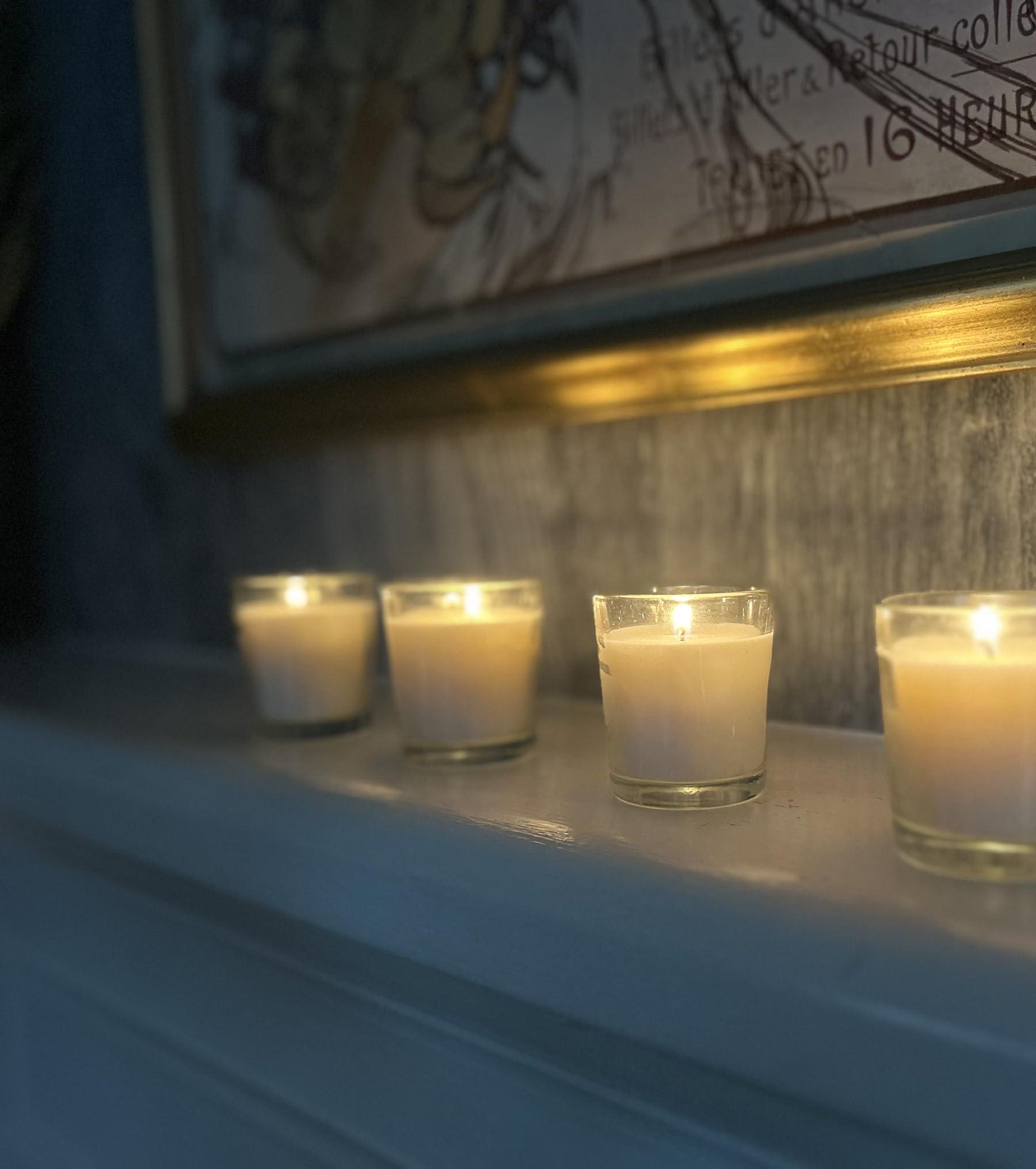 Stonebriar emergency candles offer reliable light during storms or outages.