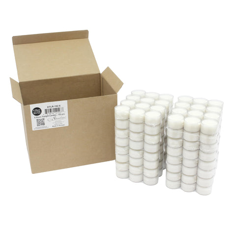 Stonebriar lead-free cotton wick tea lights burn clean and smokeless.