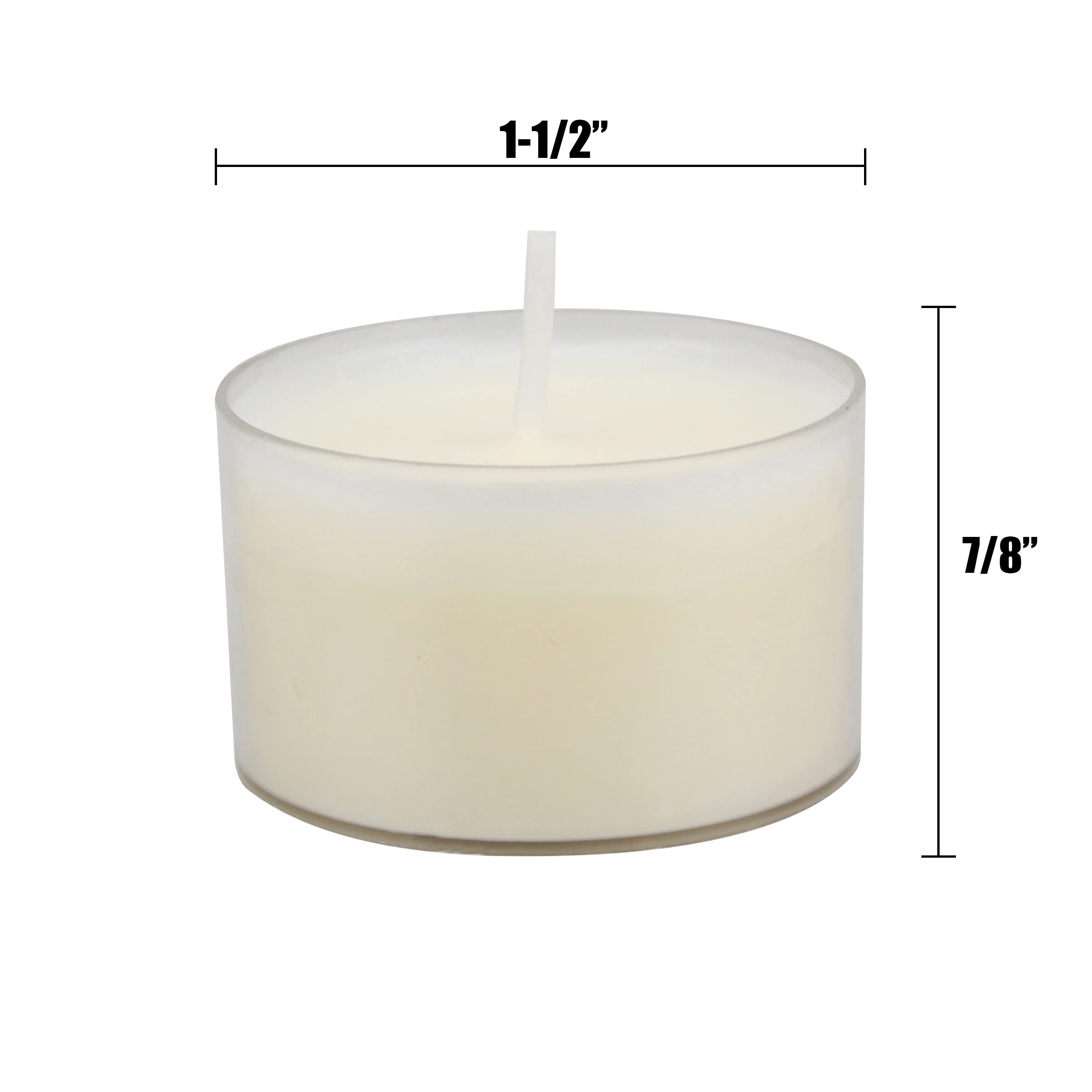 Stonebriar palm wax tea lights crafted for sustainable, long-lasting warmth.