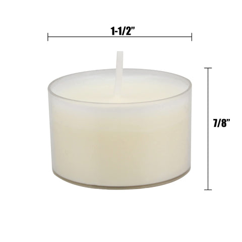 Stonebriar palm wax tea lights crafted for sustainable, long-lasting warmth.