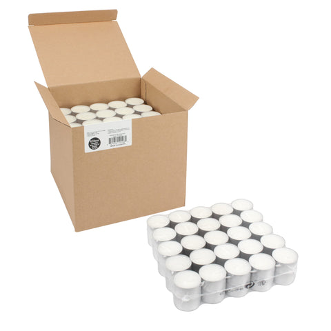 Stonebriar spa ambiance tea lights offer relaxing glow without scent.