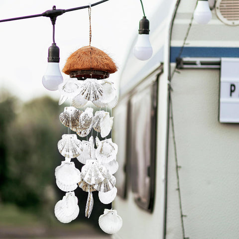 Stonechic natural scallop shells, perfect for shell wreaths and garlands.