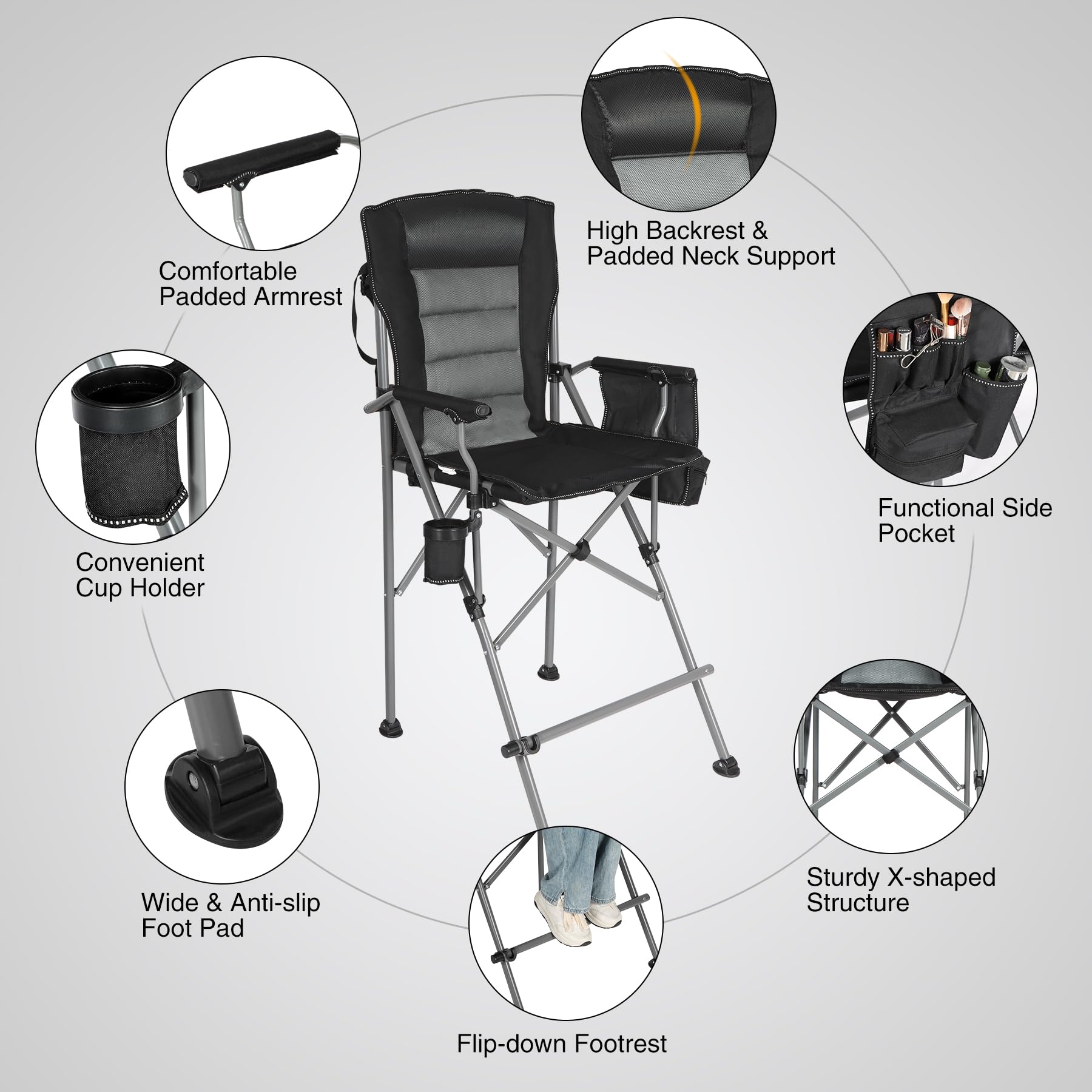 Stonehomy compact foldable carry bag makes transport effortless.