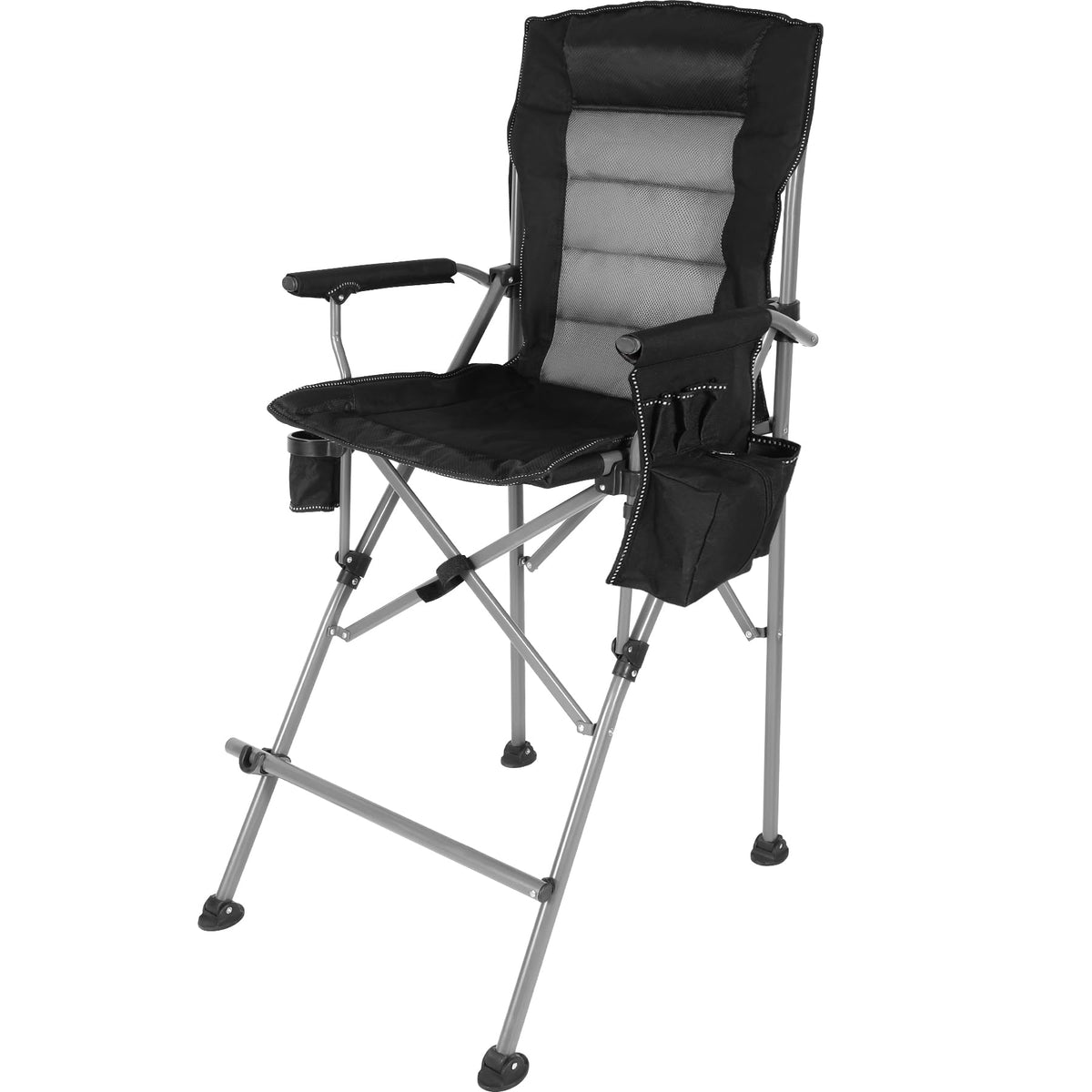 Stonehomy extra tall folding chair with 52 inch backrest boosts outdoor comfort.