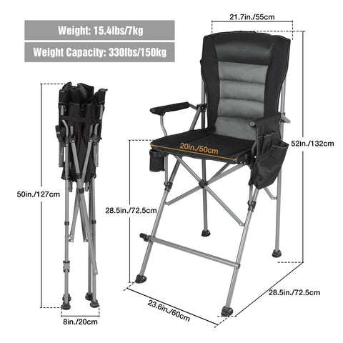 Stonehomy padded armrests offer relaxed arm positioning for reading or device use.