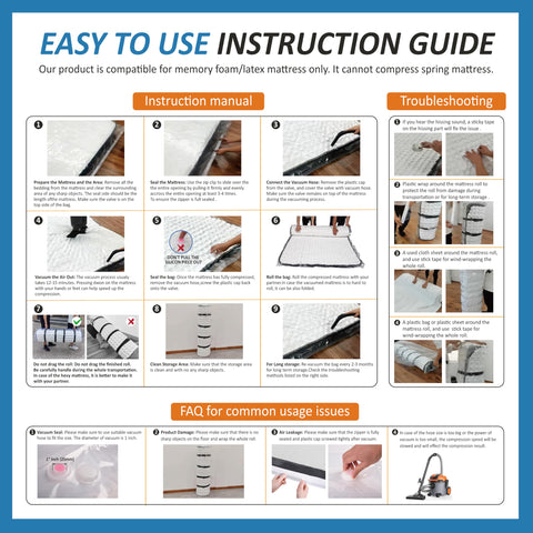 Storage Logic mattress in box compatibility aids quick shipment and storage.