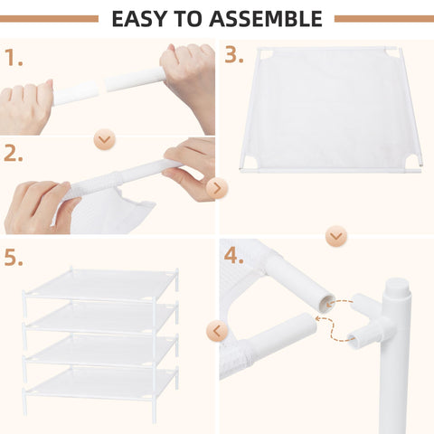 STORAGE MANIAC 4-pack drying racks highlights multi-rack capacity for sweaters and cushions.