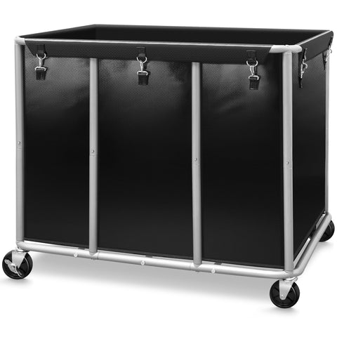 Storage Maniac 420L commercial laundry cart with ample capacity for large loads