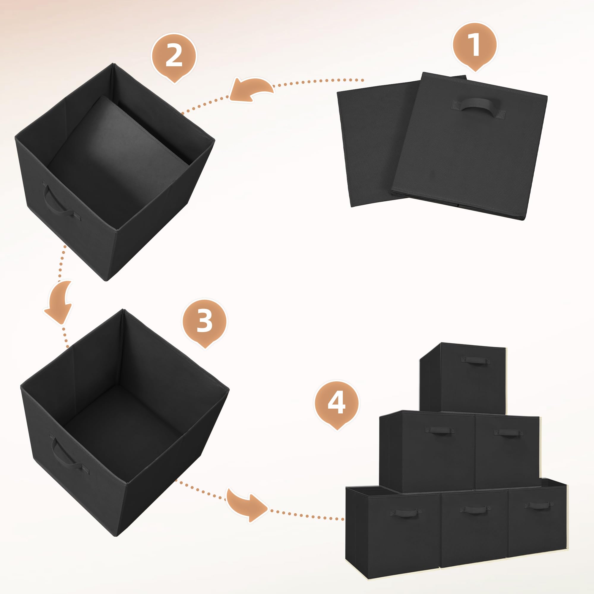 STORAGE MANIAC bin folded-flat demonstrates space-saving when not in use.