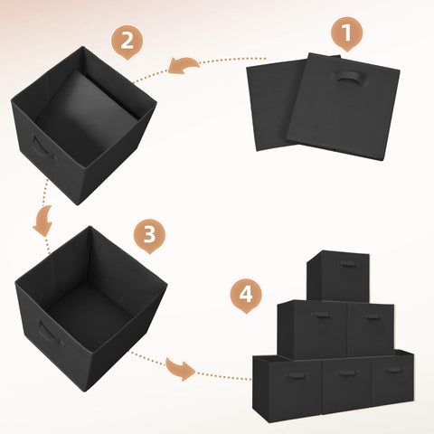 STORAGE MANIAC bin folded-flat demonstrates space-saving when not in use.