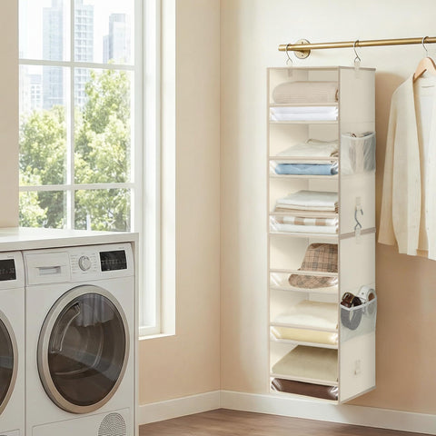 Storage Maniac collapsible design saves space when not in use.