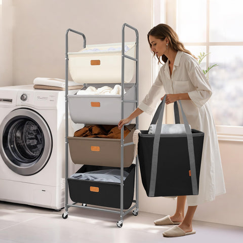 Storage Maniac customizable PU labels help categorize clothes clearly
