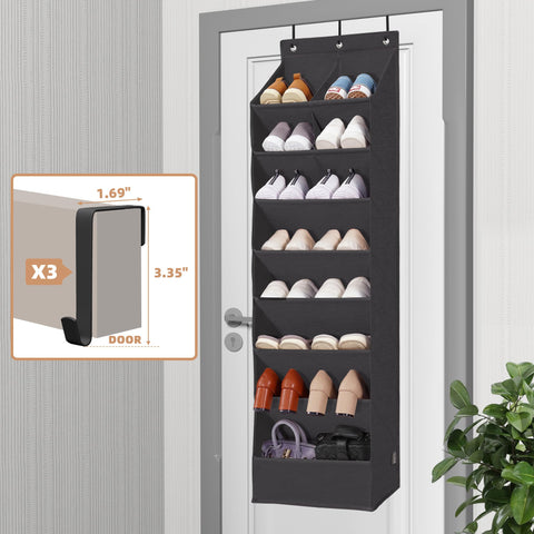 Storage Maniac 9.84-inch deep pocket detail with shoes inside