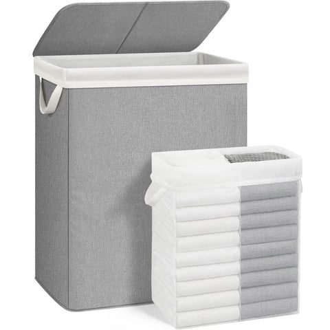 Storage Maniac double laundry hamper 140L frame shows sturdy metal construction for daily use