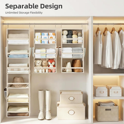 Storage Maniac durable 600D Oxford material showing sturdy construction.