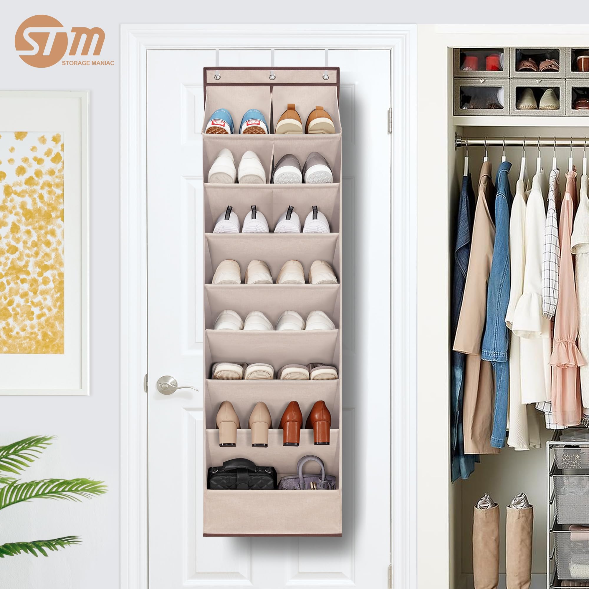 Storage Maniac durable door organizer supports daily clutter management.