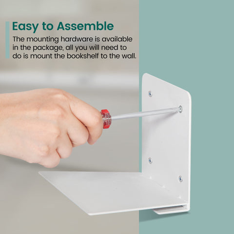 Storage Maniac easy-install package includes hardware for fast wall mounting