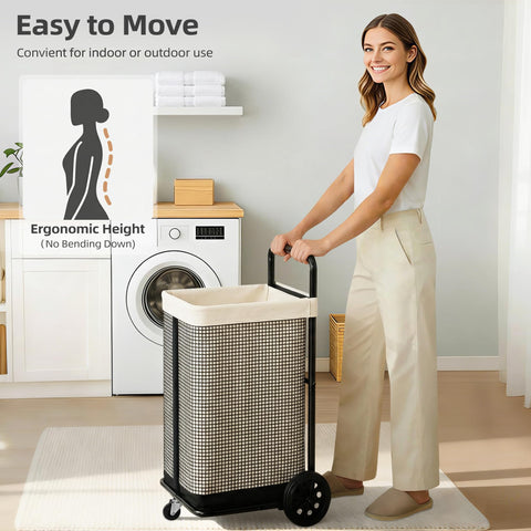 Storage Maniac ergonomic height eases movement without bending.
