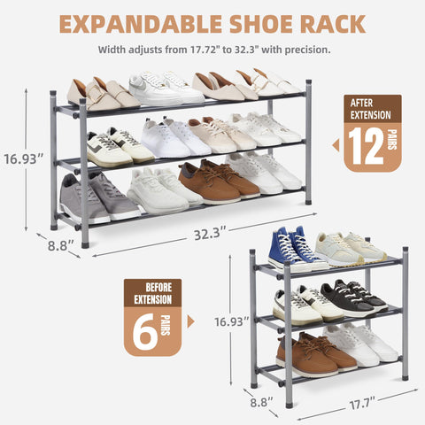 STORAGE MANIAC durable metal frame with wear-resistant foot caps.