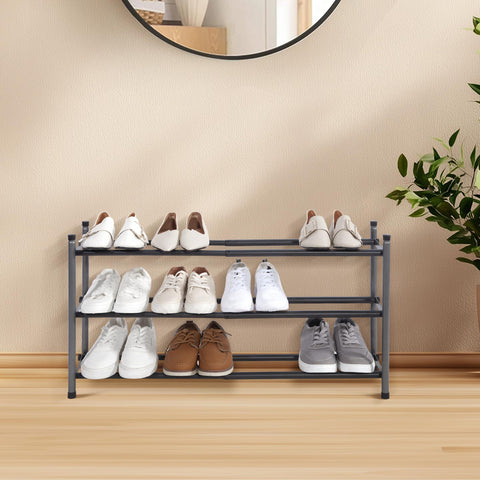 STORAGE MANIAC versatile placement in entryways, hallways, or porches.