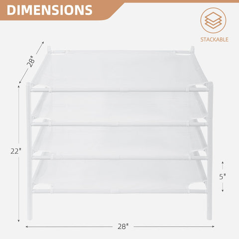 STORAGE MANIAC flat drying rack with mesh design protects delicates while promoting gentle airflow.