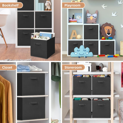 STORAGE MANIAC IKEA Kallax-compatible bin integrates easily with shelves.