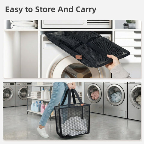 Storage Maniac foldable design stays compact when folded.