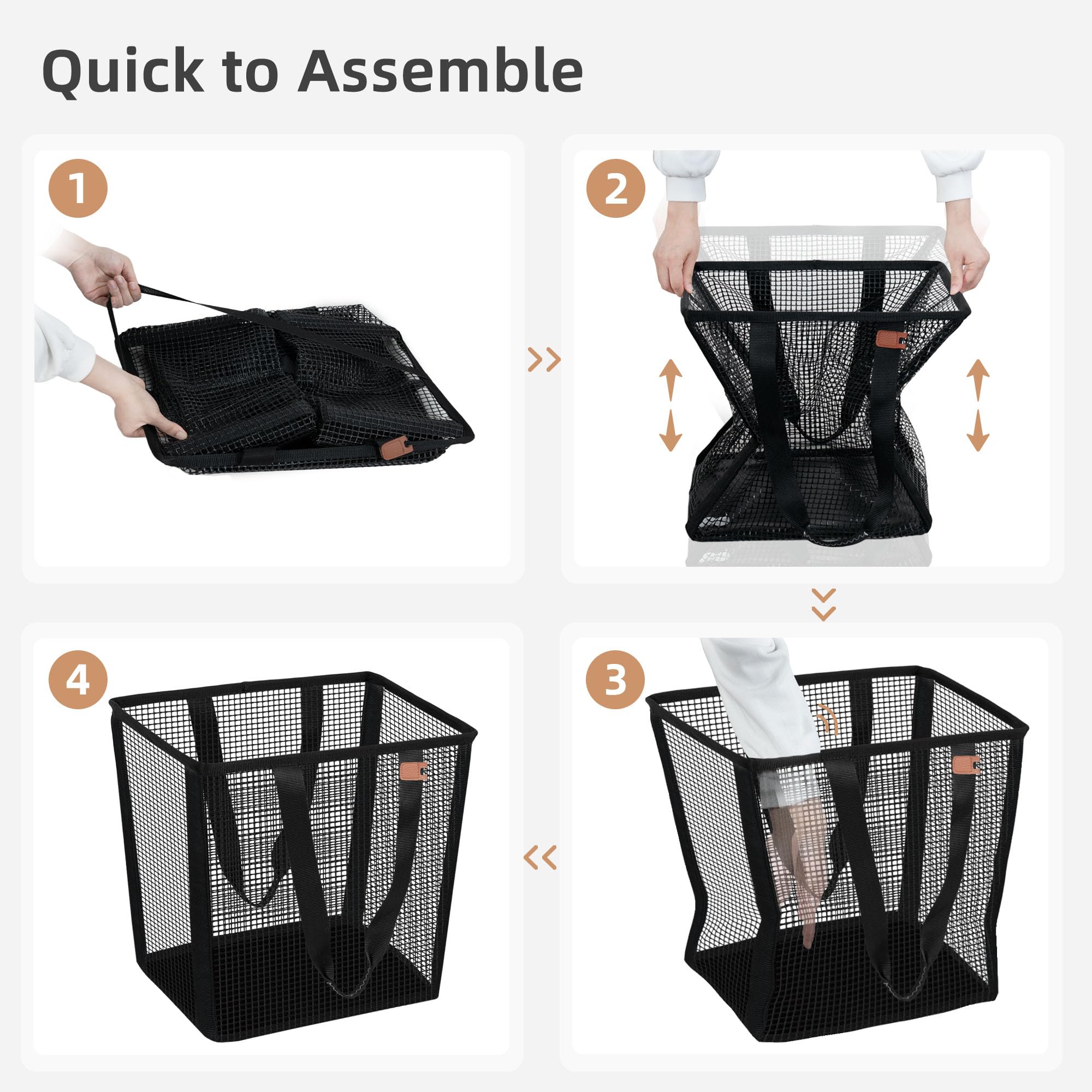 Storage Maniac travel-friendly basket ideal for dorms and trips.