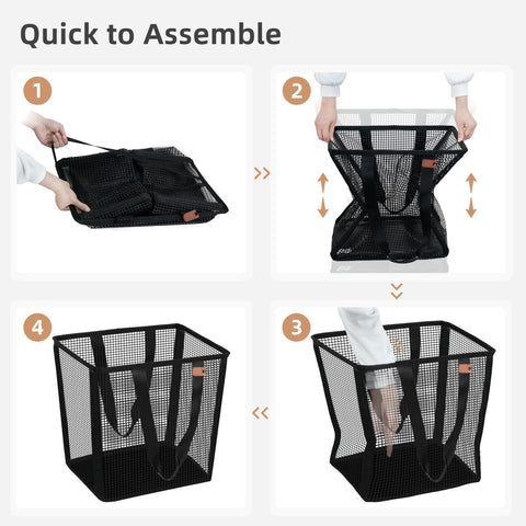 Storage Maniac travel-friendly basket ideal for dorms and trips.