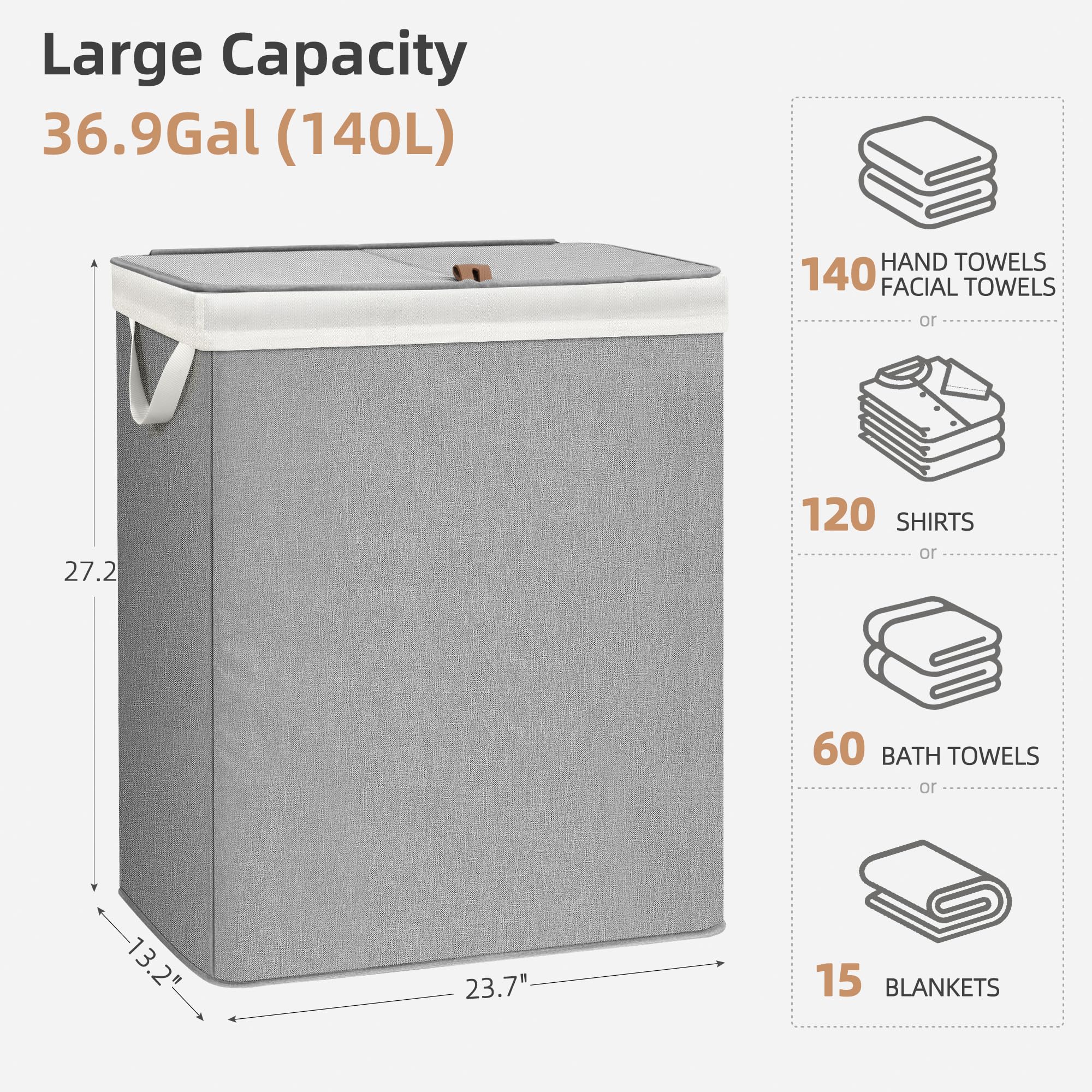 Storage Maniac metal frame with waterproof liner keeps the interior clean