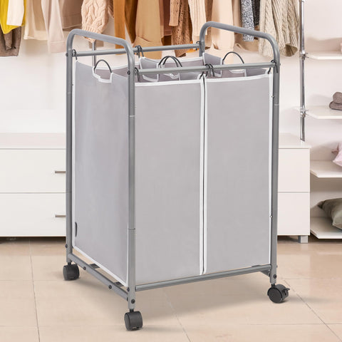 Storage Maniac removable bags for easy transfer to the laundry room.