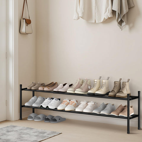 STORAGE MANIAC 2-tier design efficiently uses vertical space in busy homes.