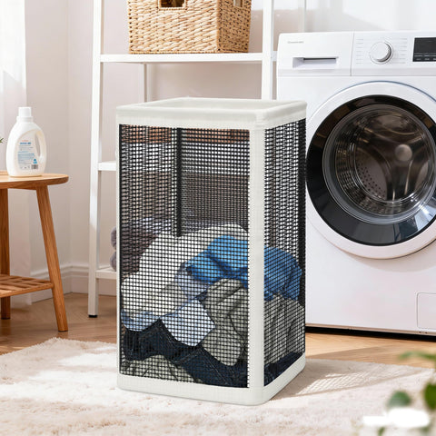 Storage Maniac mesh laundry hamper bedroom and bathroom use.