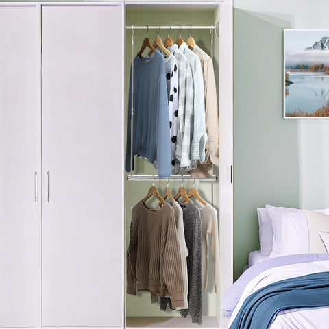 Storage Maniac multi-use closet organizer for pants, skirts, and kids' clothing