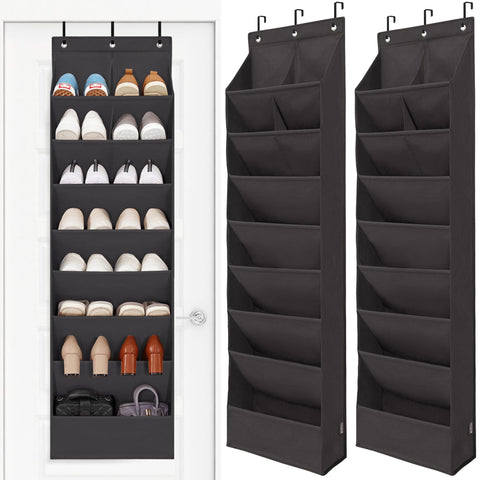 Storage Maniac over-the-door organizer in closed view for quick access