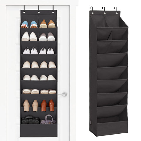 Storage Maniac over-the-door organizer front view showing multiple pockets for easy access