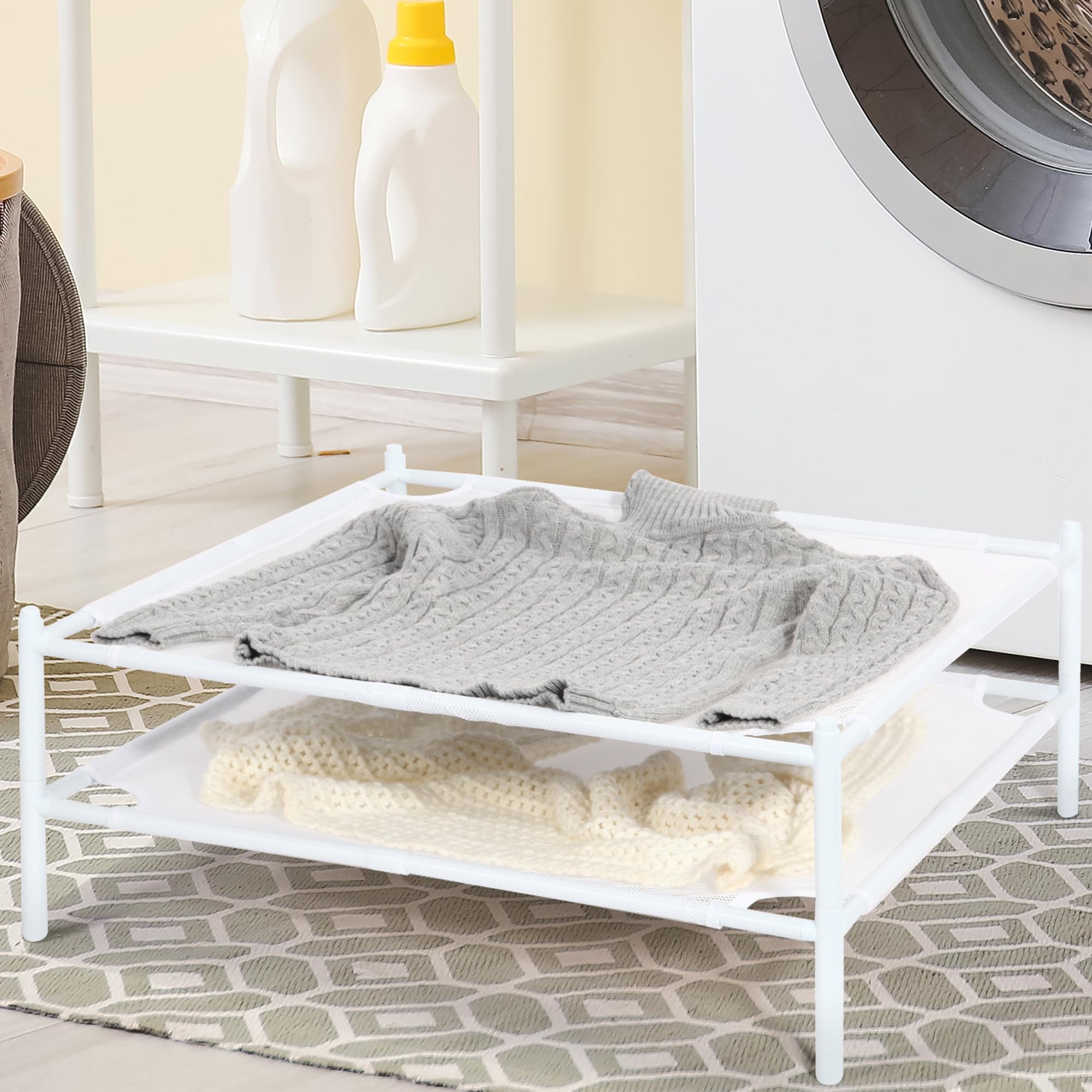 Storage Maniac portable design makes quick air-drying possible.
