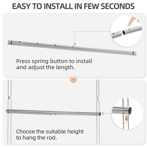 Storage Maniac space-saving wardrobe solution maximizing hanging space