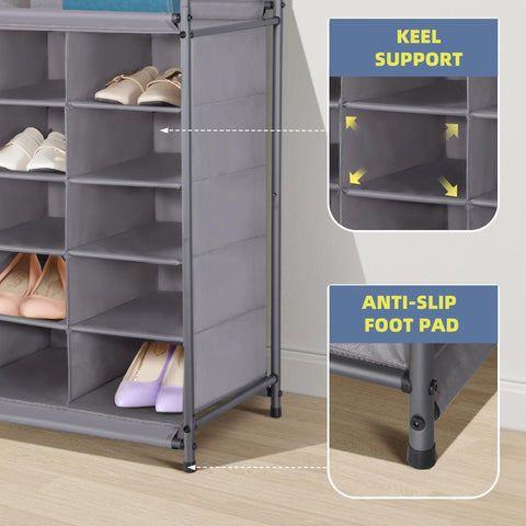 Accessories storage use with STORAGE MANIAC shoe cubby system